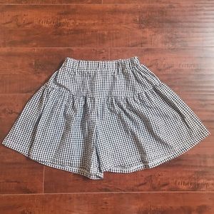 NWOT Plaid Skort From Korea